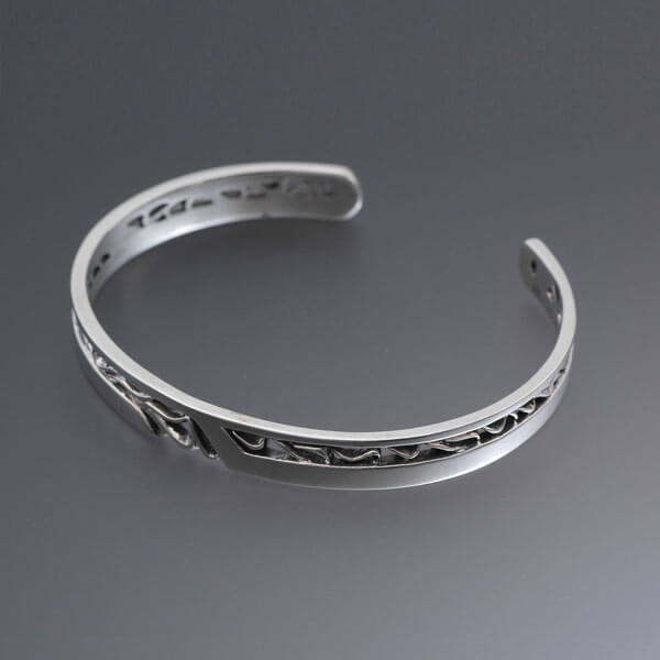 シルバーペアバングル