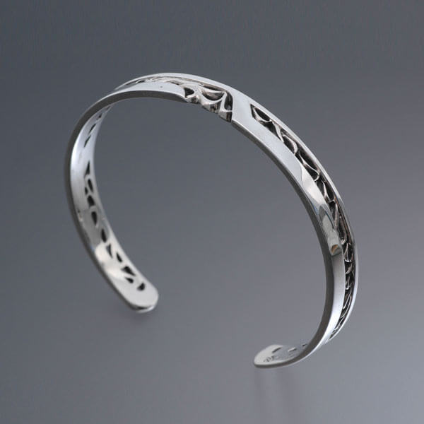 シルバーペアバングル