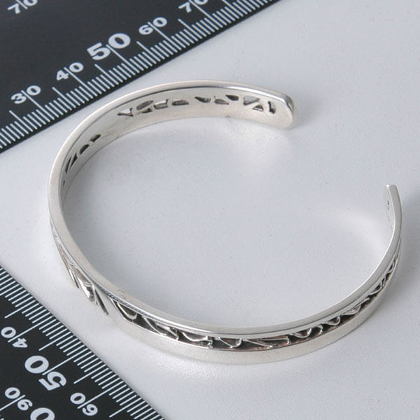 シルバーペアバングル