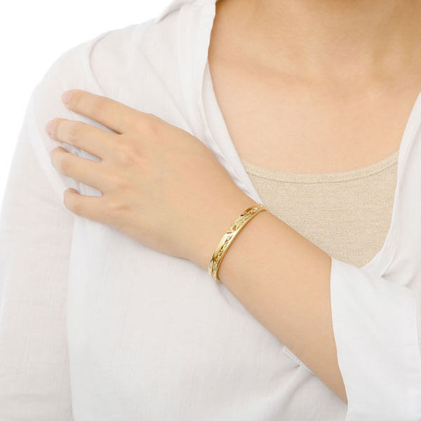 シルバーペアバングル