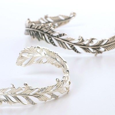 シルバーペアバングル