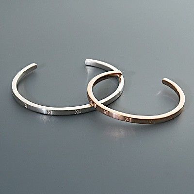 シルバーペアバングル