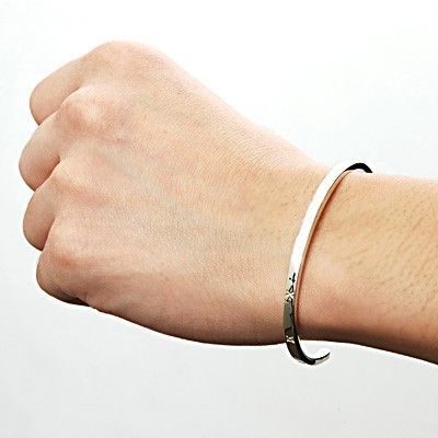 シルバーペアバングル