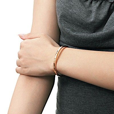 シルバーペアバングル