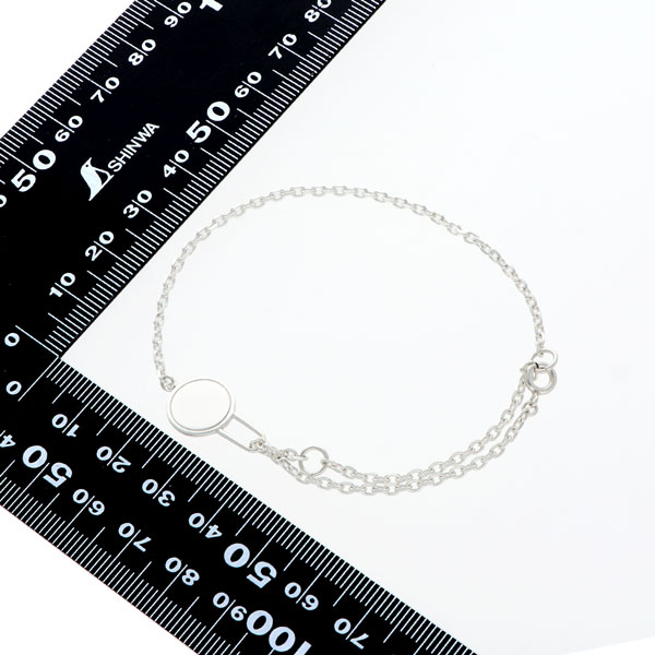 シルバーチェーンブレスレット アンクレット