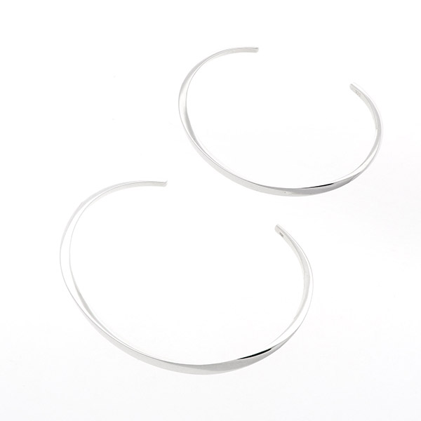 シルバーペアバングル