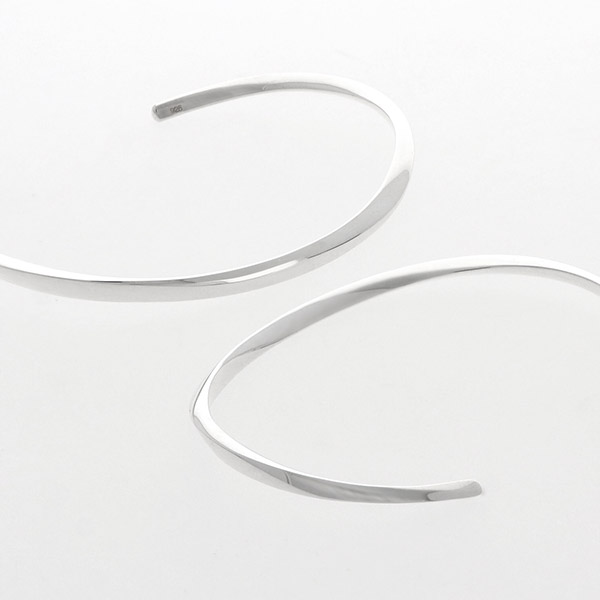 シルバーペアバングル