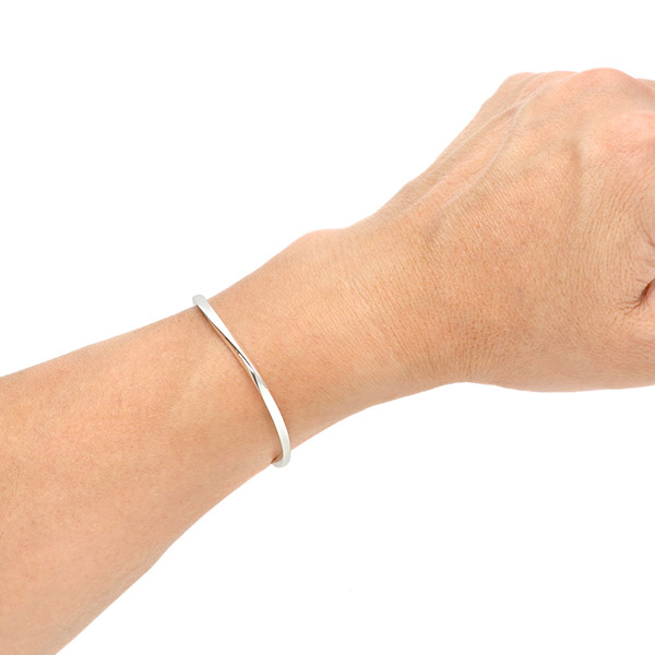 シルバーペアバングル