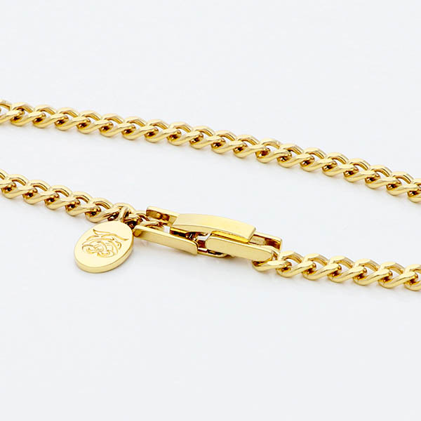 チェーンブレスレット(2面カットオーバル)