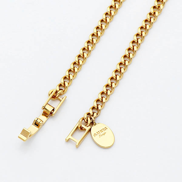 チェーンブレスレット(2面カットオーバル)