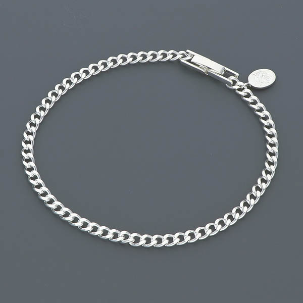 チェーンブレスレット(2面カットオーバル)