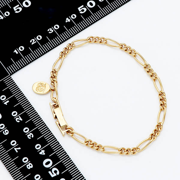 チェーンブレスレット(フィガロ)