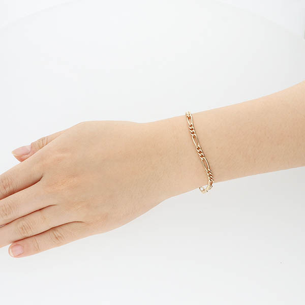 チェーンブレスレット(フィガロ)