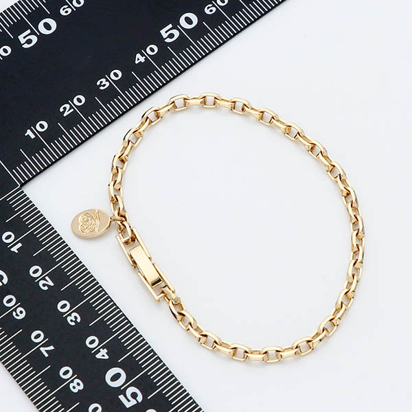 チェーンブレスレット(4面カットキヘイ)