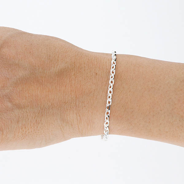 チェーンブレスレット(4面カットキヘイ)