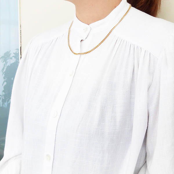 チェーンペアネックレス(4面カットキヘイ)