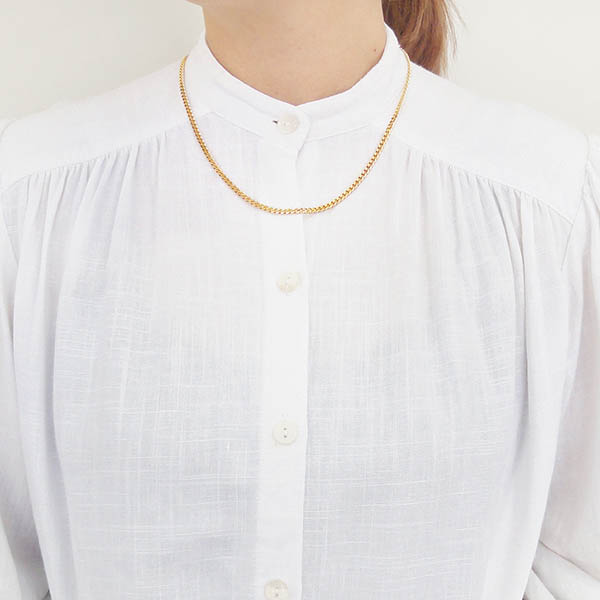 チェーンペアネックレス(4面カットキヘイ)