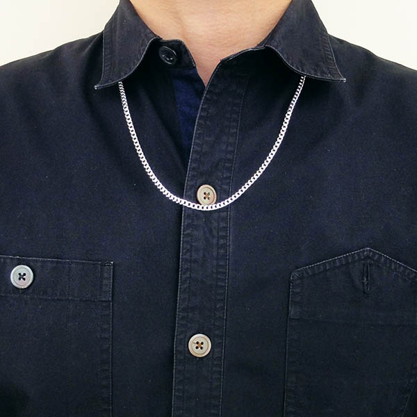 チェーンネックレス(4面カットキヘイ)