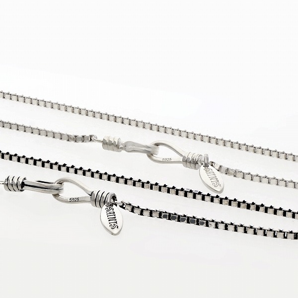 シルバーペアネックレス