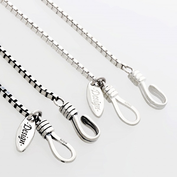 シルバーペアネックレス