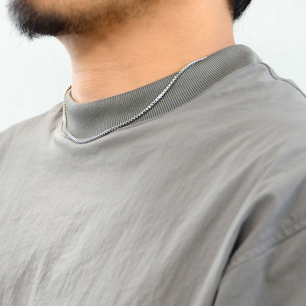 シルバーペアネックレス