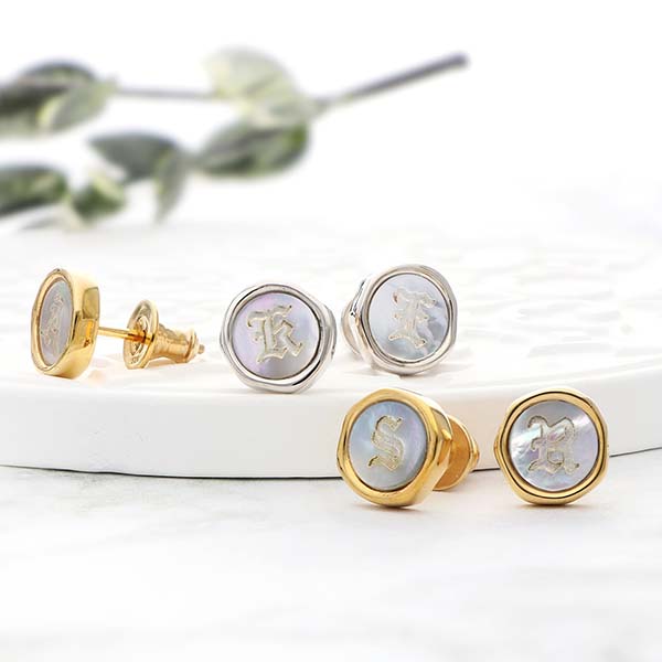 シルバーペアピアス