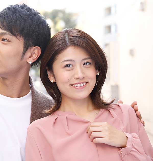 シルバーペアピアス