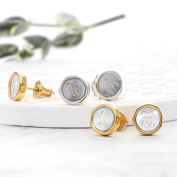 シルバーペアピアス