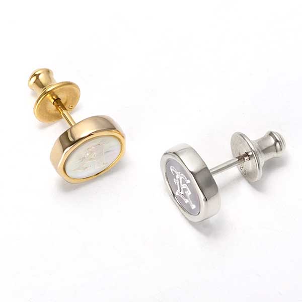 シルバーペアピアス