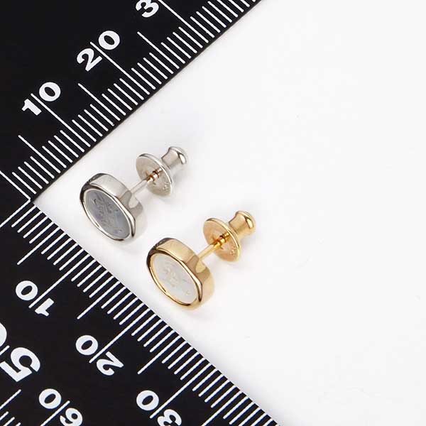 シルバーペアピアス