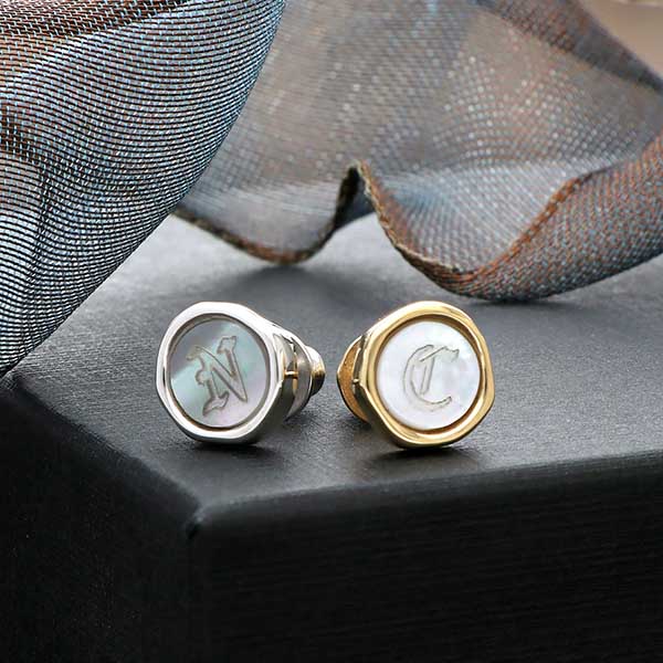 シルバーペアピアス