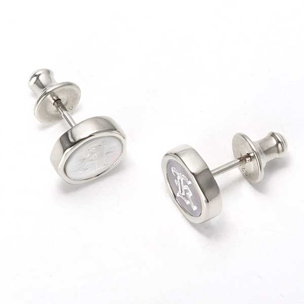 シルバーペアピアス