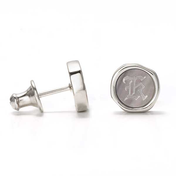 シルバーペアピアス