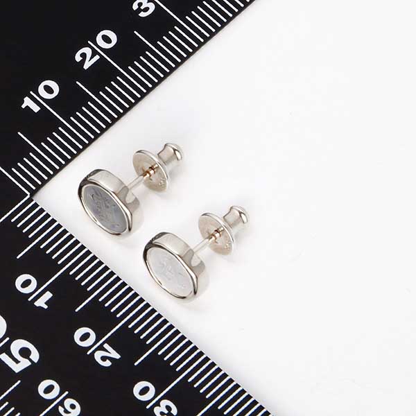 シルバーペアピアス