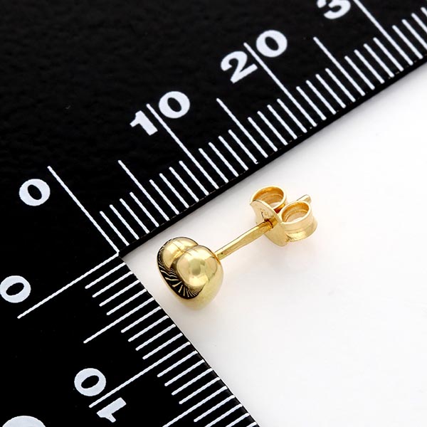 イエローゴールドピアス