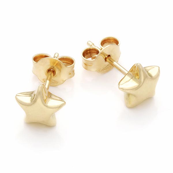 イエローゴールドピアス