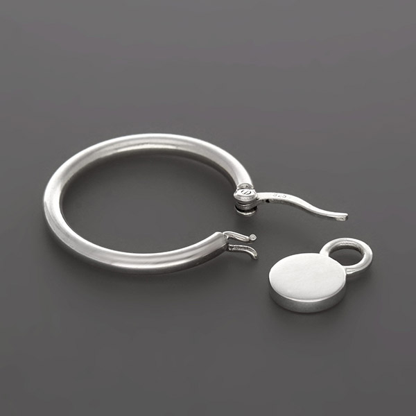 シルバーペアピアス