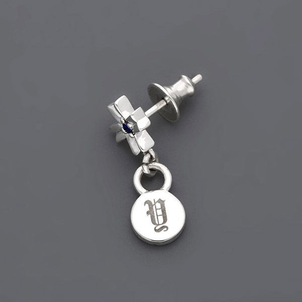 シルバーペアピアス