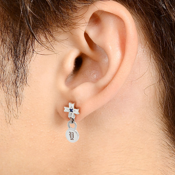 シルバーペアピアス