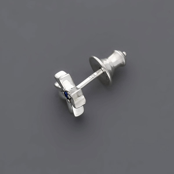 シルバーペアピアス