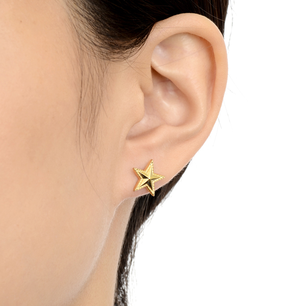 シルバーペアピアス