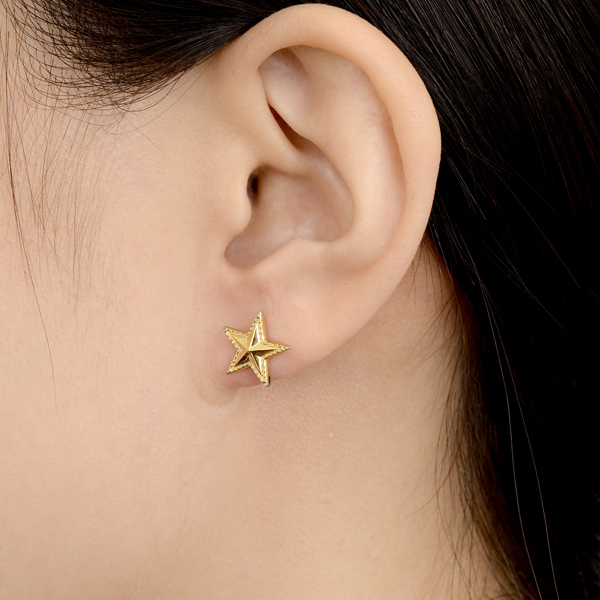 シルバーペアピアス