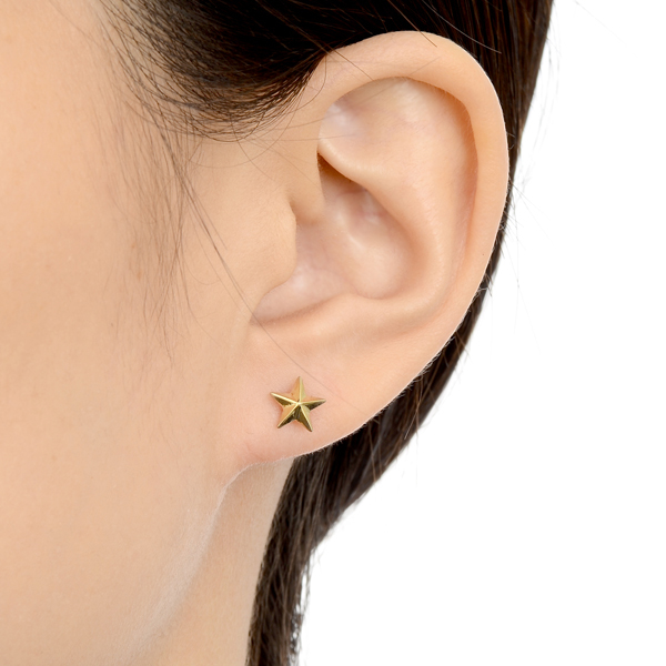 シルバーペアピアス