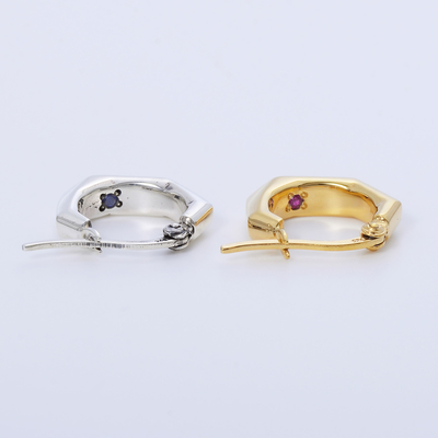 シルバーペアピアス