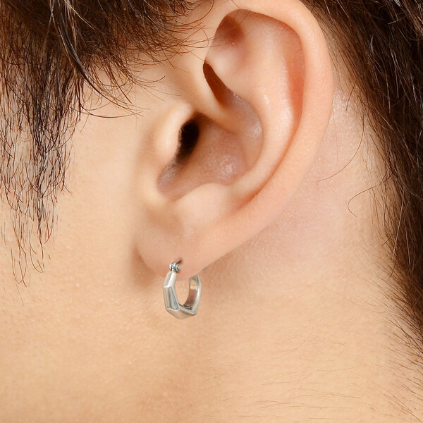 シルバーペアピアス