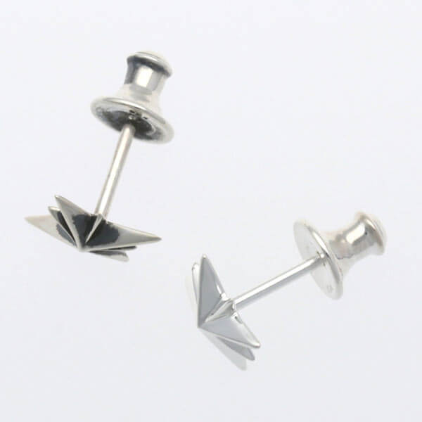 シルバーペアピアス