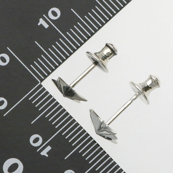 シルバーペアピアス