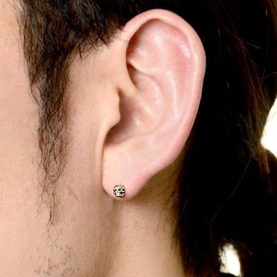 シルバースタッドピアス(片耳用)