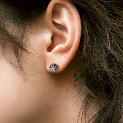 シルバースタッドピアス(片耳用)