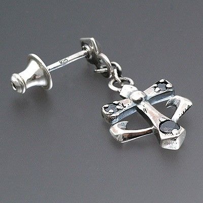 シルバースタッドピアス(片耳用)